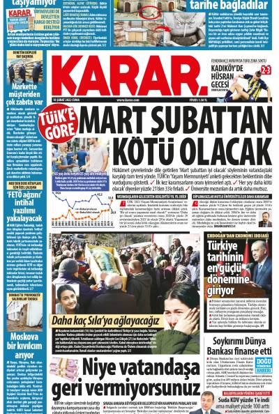 19 Şubat 2022 Cuma