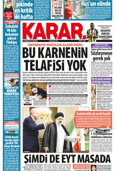 20 Temmuz 2022 Çarşamba