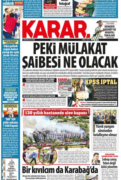 5 Ağustos 2022 Cuma