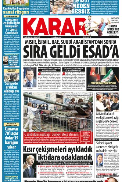 13 Ağustos 2022 Cumartesi