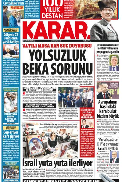 30 Ağustos 2022 Salı