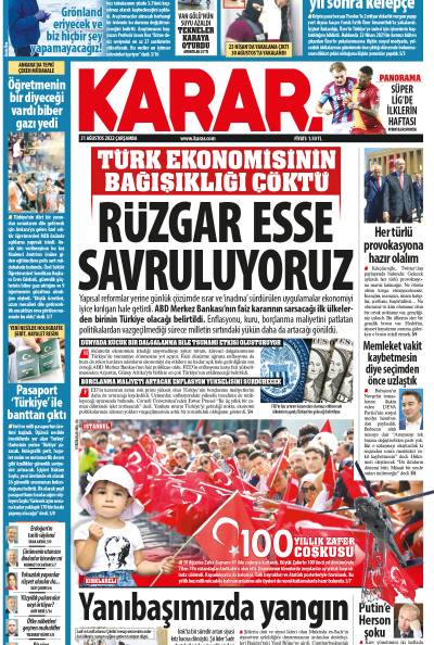 31 Ağustos 2022 Çarşamba