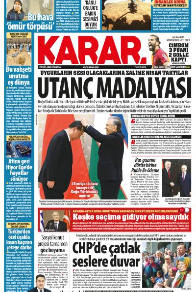 17 Eylül 2022 Cumartesi