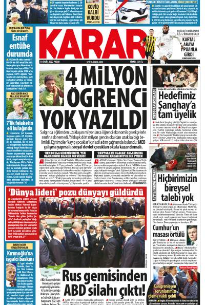 18 Eylül 2022 Pazar