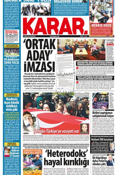 03 Ekim 2022 Pazartesi