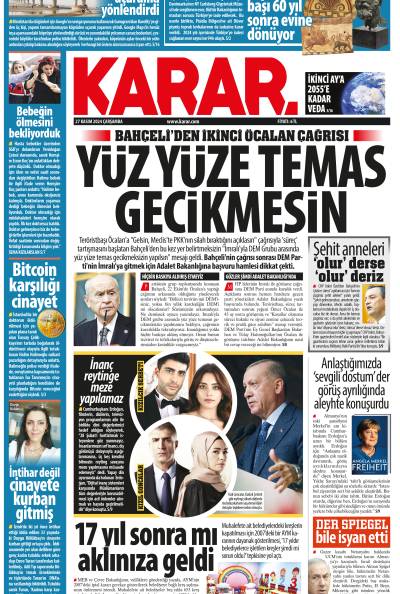 27 Kasım 2024 Çarşamba