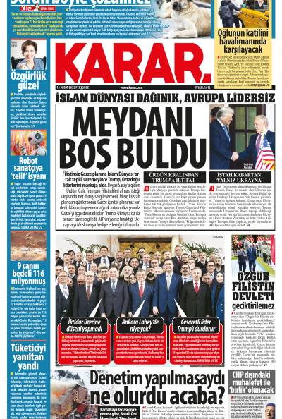 13 Şubat 2025 Perşembe