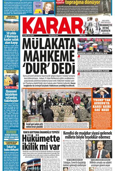 16 Şubat 2025 Pazar