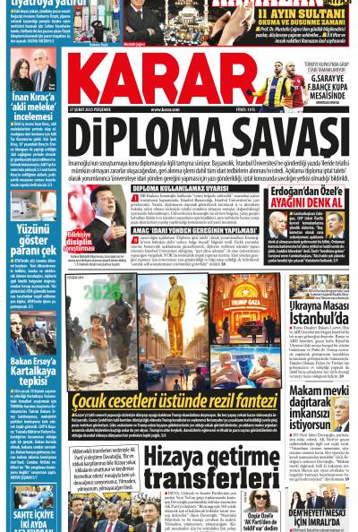 27 Şubat 2025 Perşembe