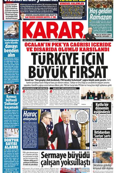 1 Mart 2025 Cumartesi