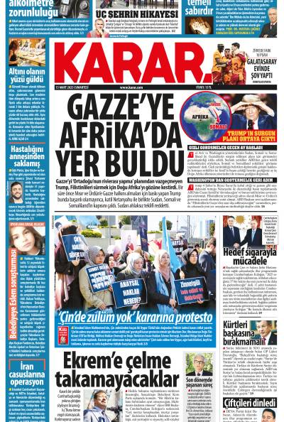 15 Mart 2025 Cumartesi