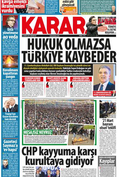 22 Mart 2025 Cumartesi