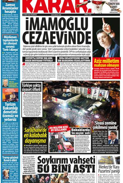 24 Mart 2025 Pazartesi