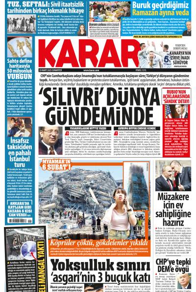 29 Mart 2025 Cumartesi