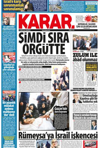 31 Mart 2025 Pazartesi