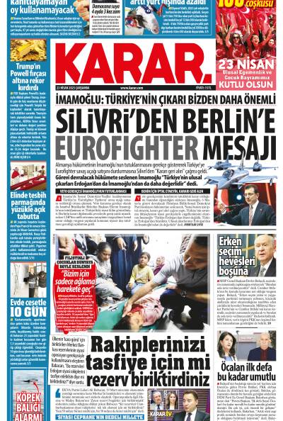 23 Nisan 2025 Çarşamba