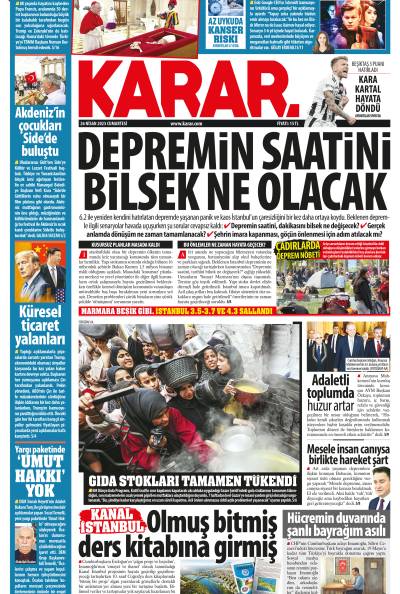 26 Nisan 2025 Cumartesi