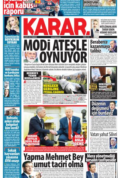 8 Mayıs 2025 Perşembe