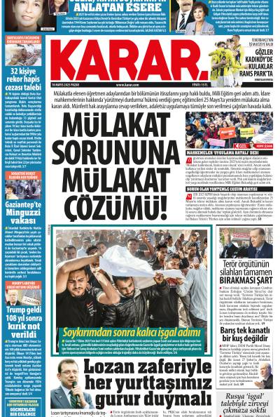 18 Mayıs 2025 Pazar