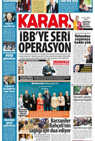 24 Mayıs 2025 Cumartesi