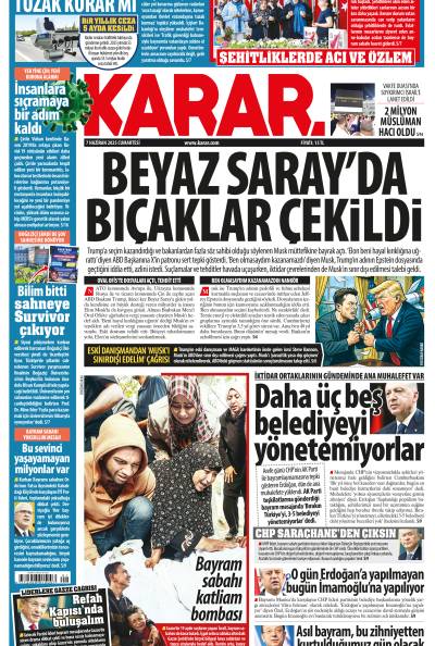07 Haziran 2025 Cumartesi