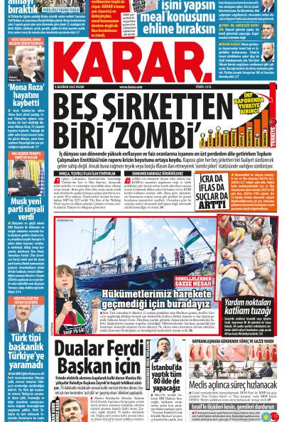 08 Haziran 2025 Pazar