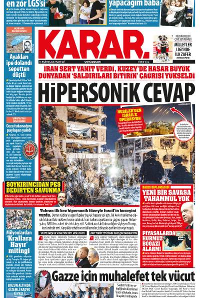 16 Haziran 2025 Pazartesi