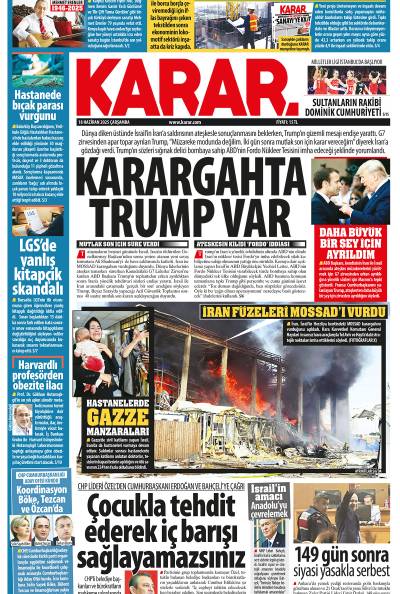 18 Haziran 2025 Çarşamba