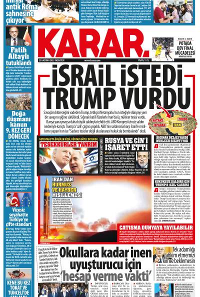 23 Haziran 2025 Pazartesi