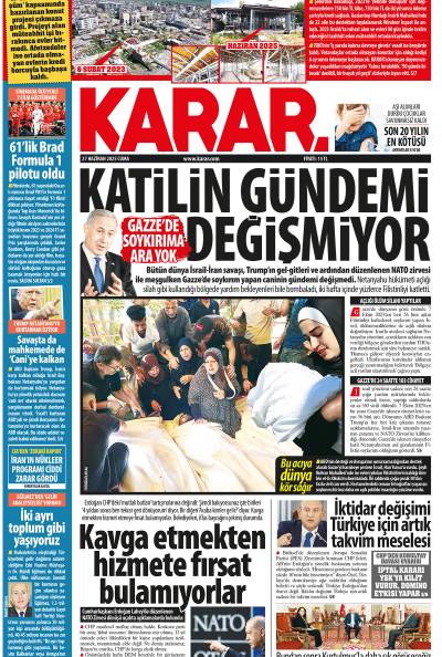 27 Haziran 2025 Cuma