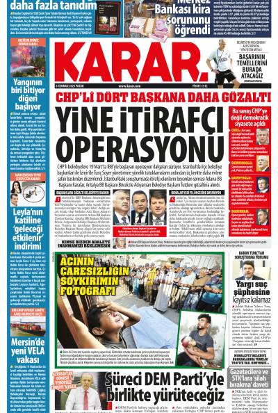 06 Temmuz 2025 Pazar