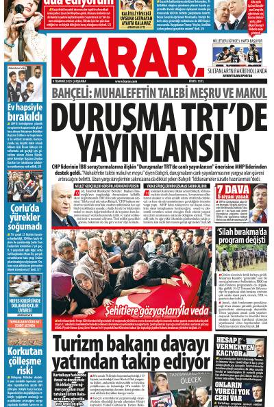 09 Temmuz 2025 Çarşamba