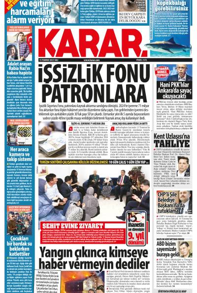 15 Temmuz 2025 Salı