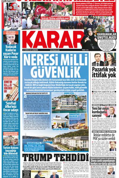 16 Temmuz 2025 Çarşamba