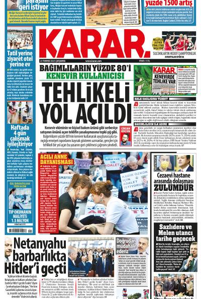 23 Temmuz 2025 Çarşamba