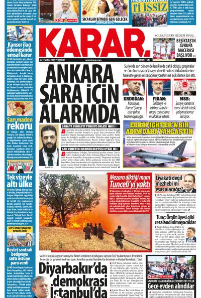 24 Temmuz 2025 Perşembe