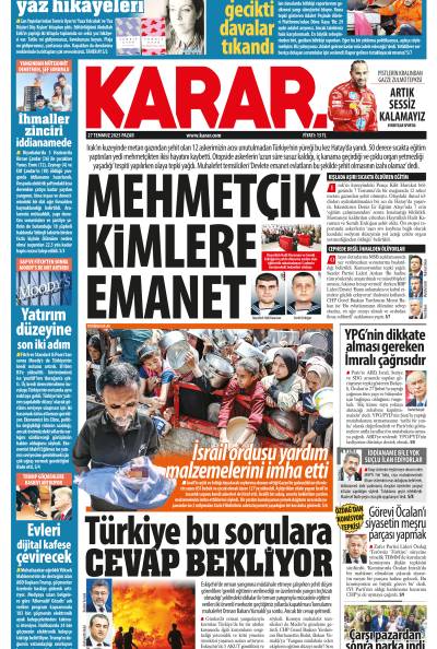27 Temmuz 2025 Pazar