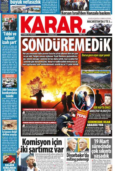 28 Temmuz 2025 Pazartesi