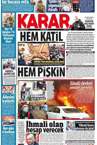 29 Temmuz 2025 Salı