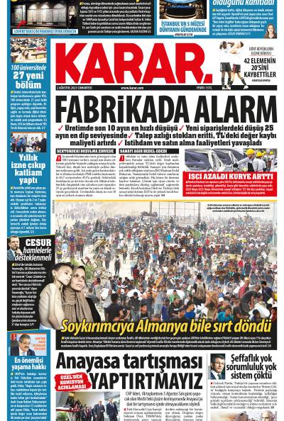 2 Ağustos 2025 Cumartesi