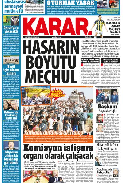 6 Ağustos 2025 Çarşamba