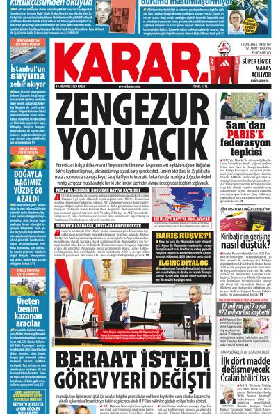 10 Ağustos 2025 Pazar