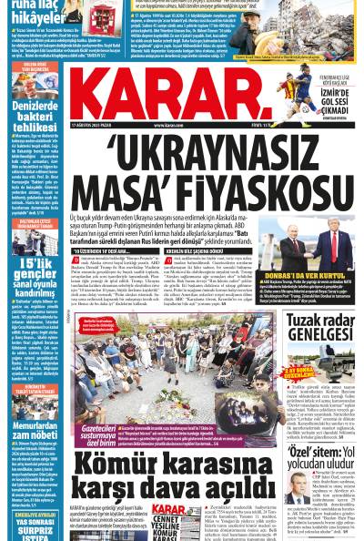 17 Ağustos 2025 Pazar