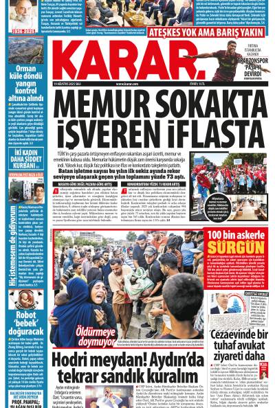 19 Ağustos 2025 Salı