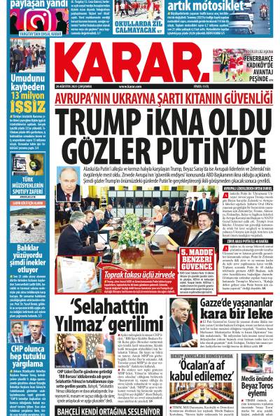 20 Ağustos 2025 Çarşamba