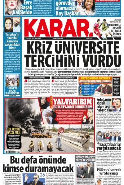 27 Ağustos 2025 Çarşamba