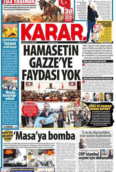 30 Ağustos 2025 Cumartesi