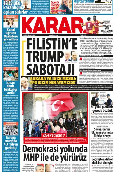 31 Ağustos 2025 Pazar