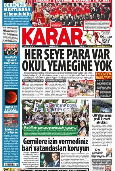 8 Eylül 2025 Pazartesi