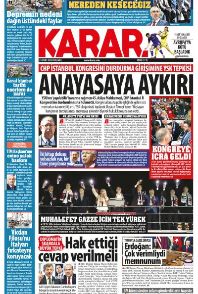 25 Eylül 2025 Perşembe